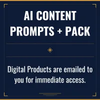 Learning - AI CONTENT PROMPTS + DESCRIPTION GENERATOR PACK – Image 1