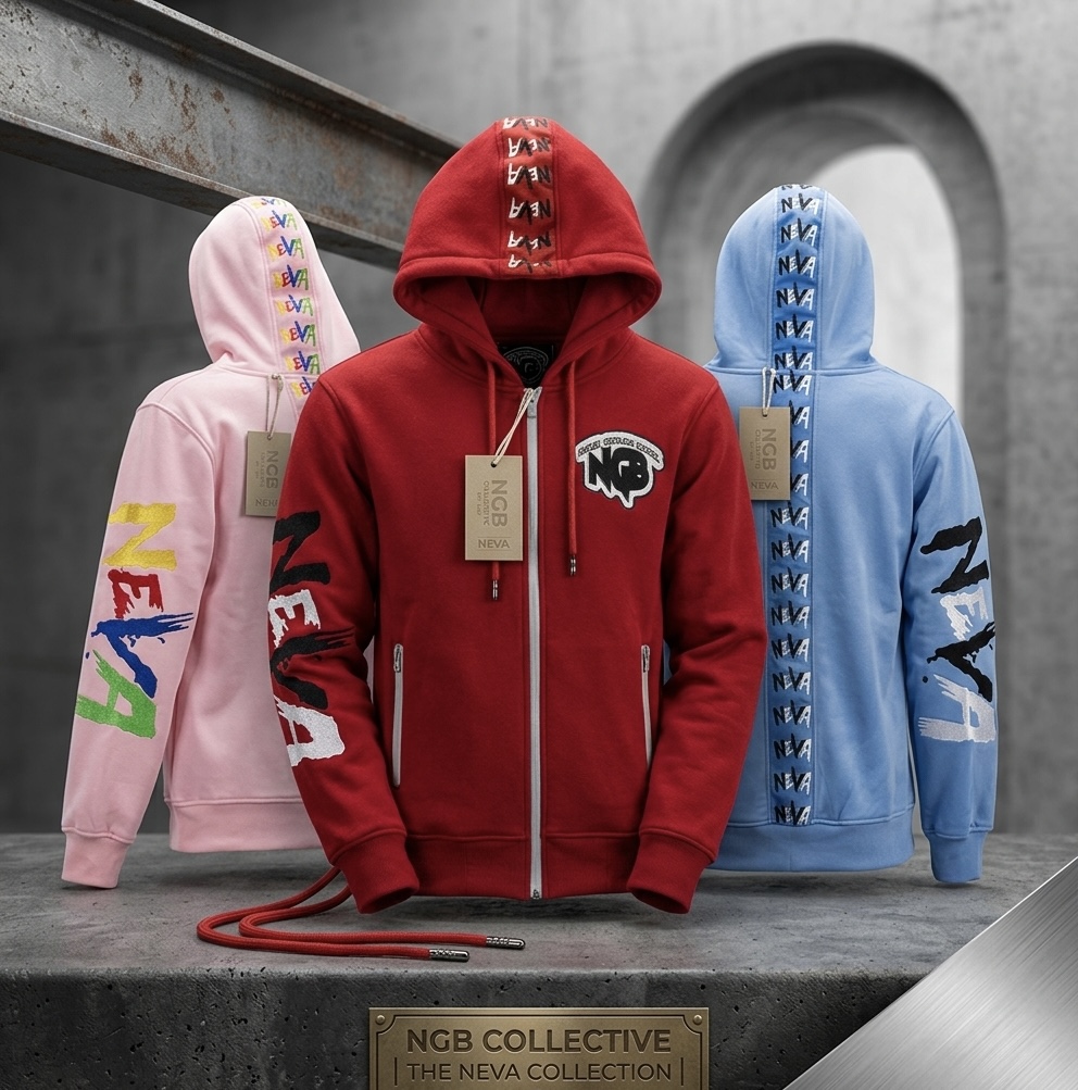 NGB Multi-Color Zip Hoodies – Image 1