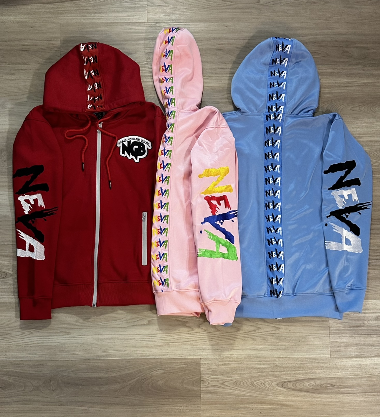 NGB Multi-Color Zip Hoodies – Image 8