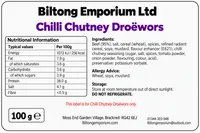 Chilli Chutney Droëwors – Image 2