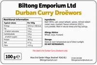 Durban Curry Droëwors – Image 2