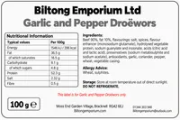 Garlic & Pepper Droëwors – Image 2