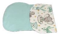 Baby Animals Burp Cloth – Image 2