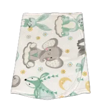 Baby Animals Burp Cloth – Image 1