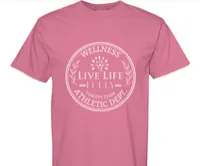 Pretty Pink Varsity Tee – Image 1