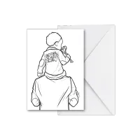 Growth Collection - Color & Send Mini Card Sets – Dad's Twin (6 PCS)