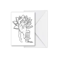 Growth Collection - Color & Send Mini Card Sets – Balanced Lotus (6 PCS)