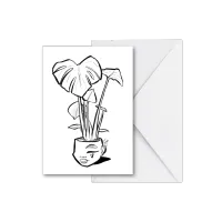 The Plant Set — Color & Send Mini-Cards – House Plant (6PCS)