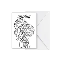 The Plant Set — Color & Send Mini-Cards – Unplug (6PCS)