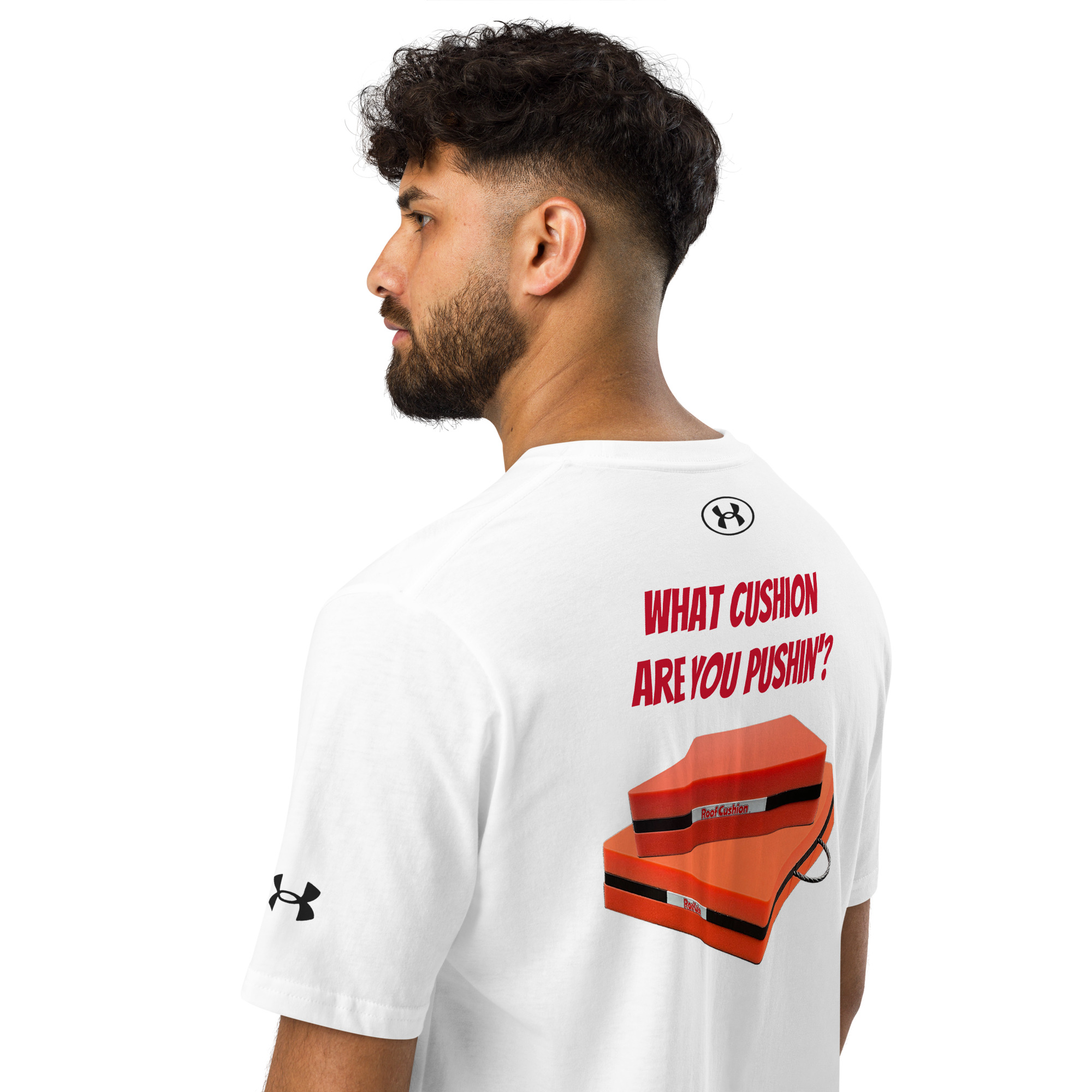 What Cushion Are You Pushin' -  Roof Cushion Under ArmourⓇ Work Tee – Image 6