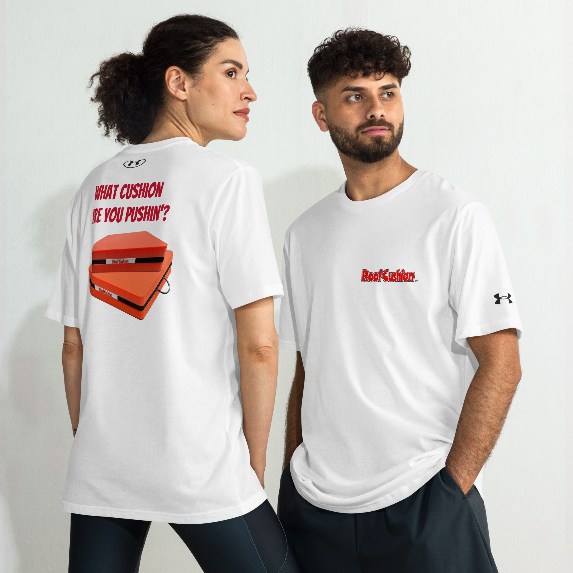 What Cushion Are You Pushin' -  Roof Cushion Under ArmourⓇ Work Tee – Image 4