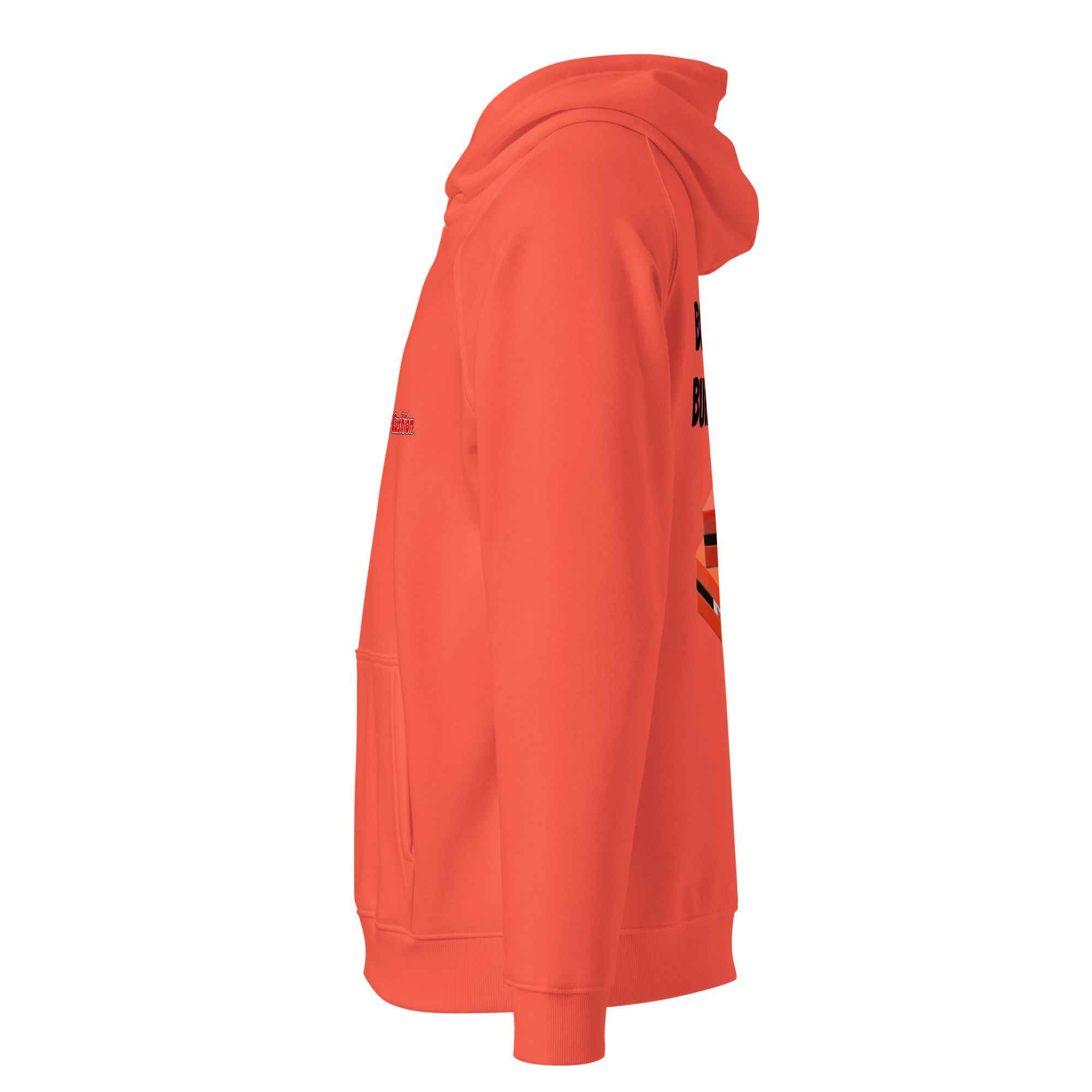 Born To Roof Cushion - Raglan Visibility Hoodie – Image 3