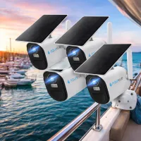 AquaVue Solace - 4G Solar Marine Camera (4PK) β Image 2