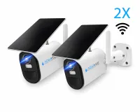 AquaVue Solace – WiFi Solar Marine Camera (2PK) – Image 1