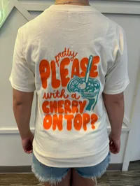 Cream Pretty Please T-Shirt – Image 1
