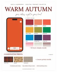Warm Autumn Digital Palette – Image 1