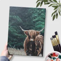 Highland Cow Acrylic Painting Tutorial – Image 1