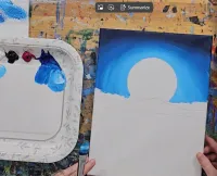 Moonlit Blossoms Acrylic Painting Tutorial – Image 3