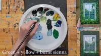 Through The Ivy Acrylic Painting Tutorial – Image 6