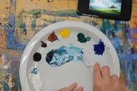 Stormy Landscape Acrylic Painting Tutorial – Image 3