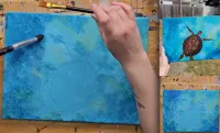 Ocean Waltz Acrylic Painting Tutorial – Image 4
