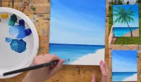 Island Paradise Acrylic Painting Tutorial – Image 3