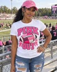 Varsity Football Pink Out PNG – Image 1
