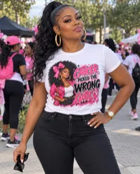 Breast Cancer PNG - Cancer Picked The Wrong Girl – Image 5