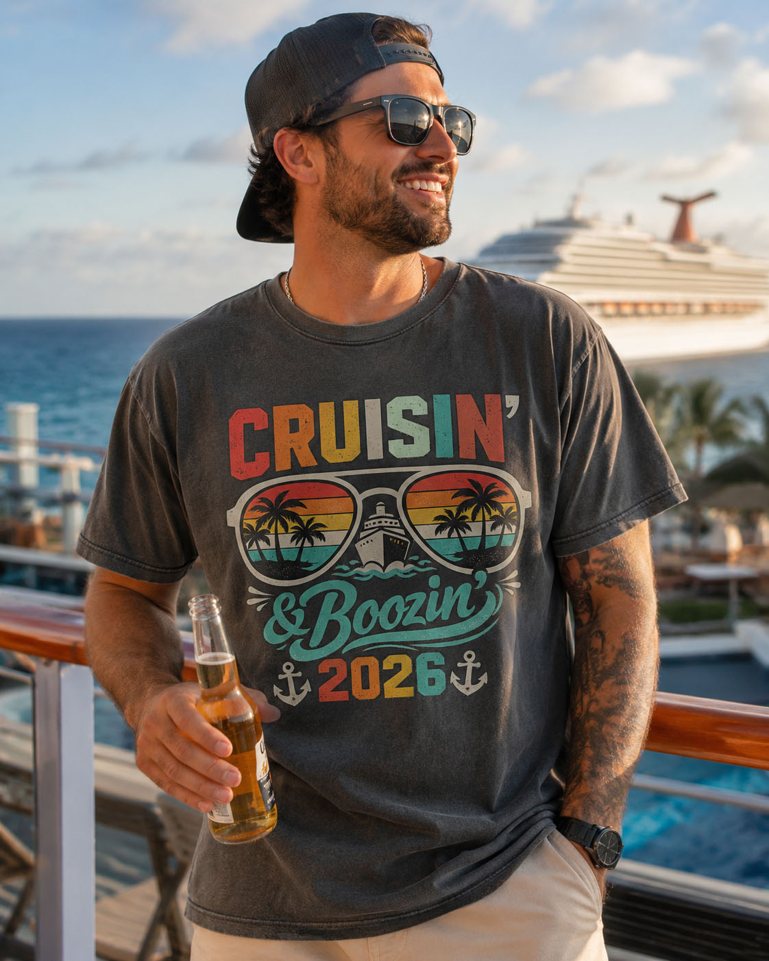 Cruise PNG - Cruisin' and Boozin' Retro Sunglasses 2026 Design – Image 7