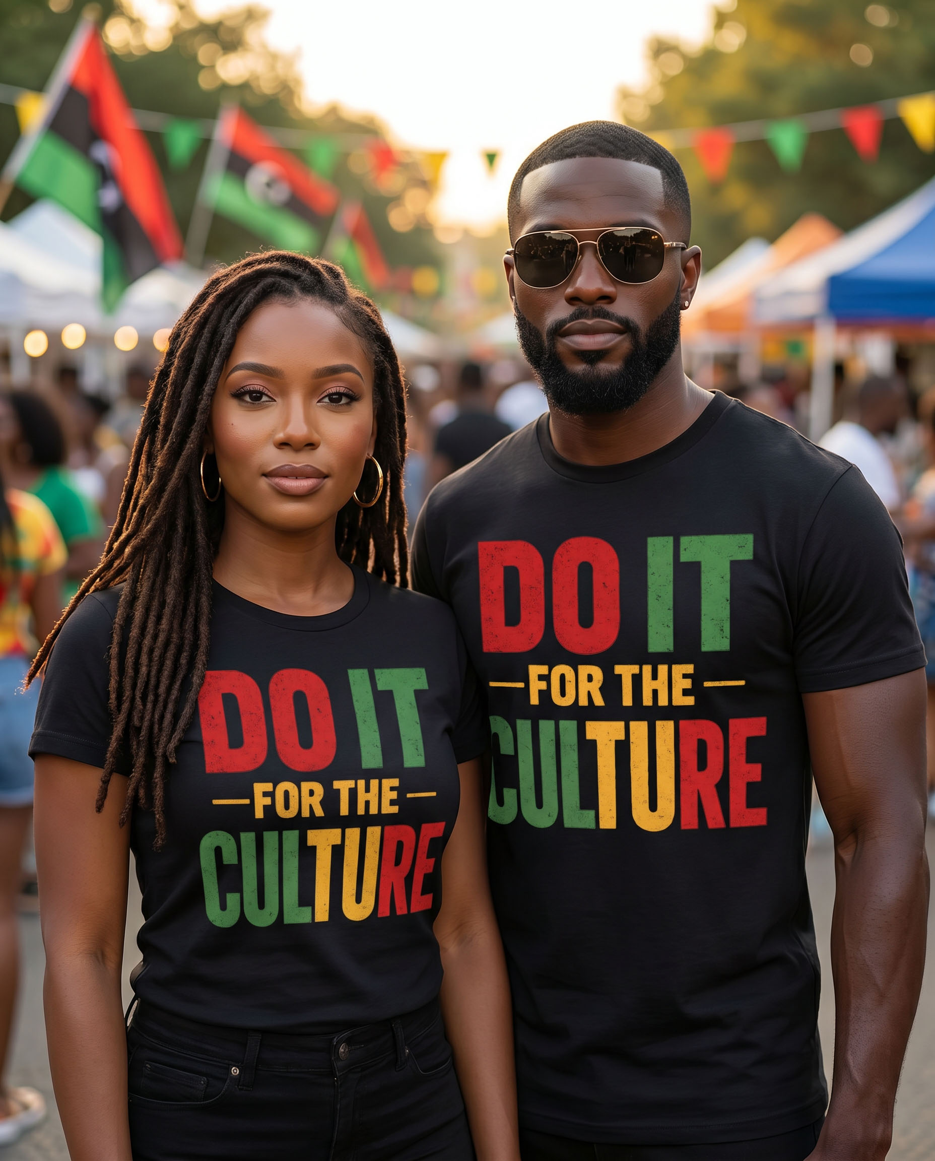 Juneteenth PNG - Do It for the Culture Pan-African Bold Typography Design – Image 3
