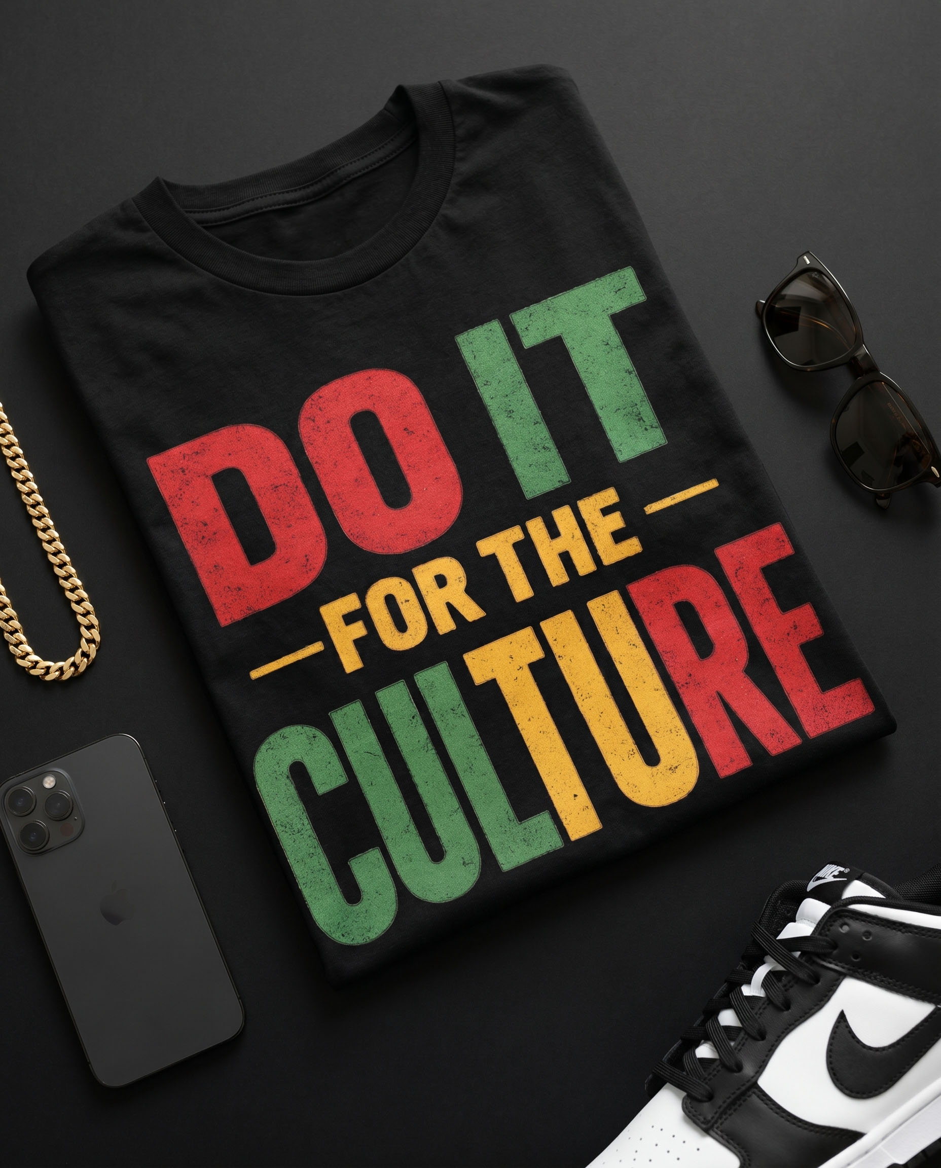 Juneteenth PNG - Do It for the Culture Pan-African Bold Typography Design – Image 2