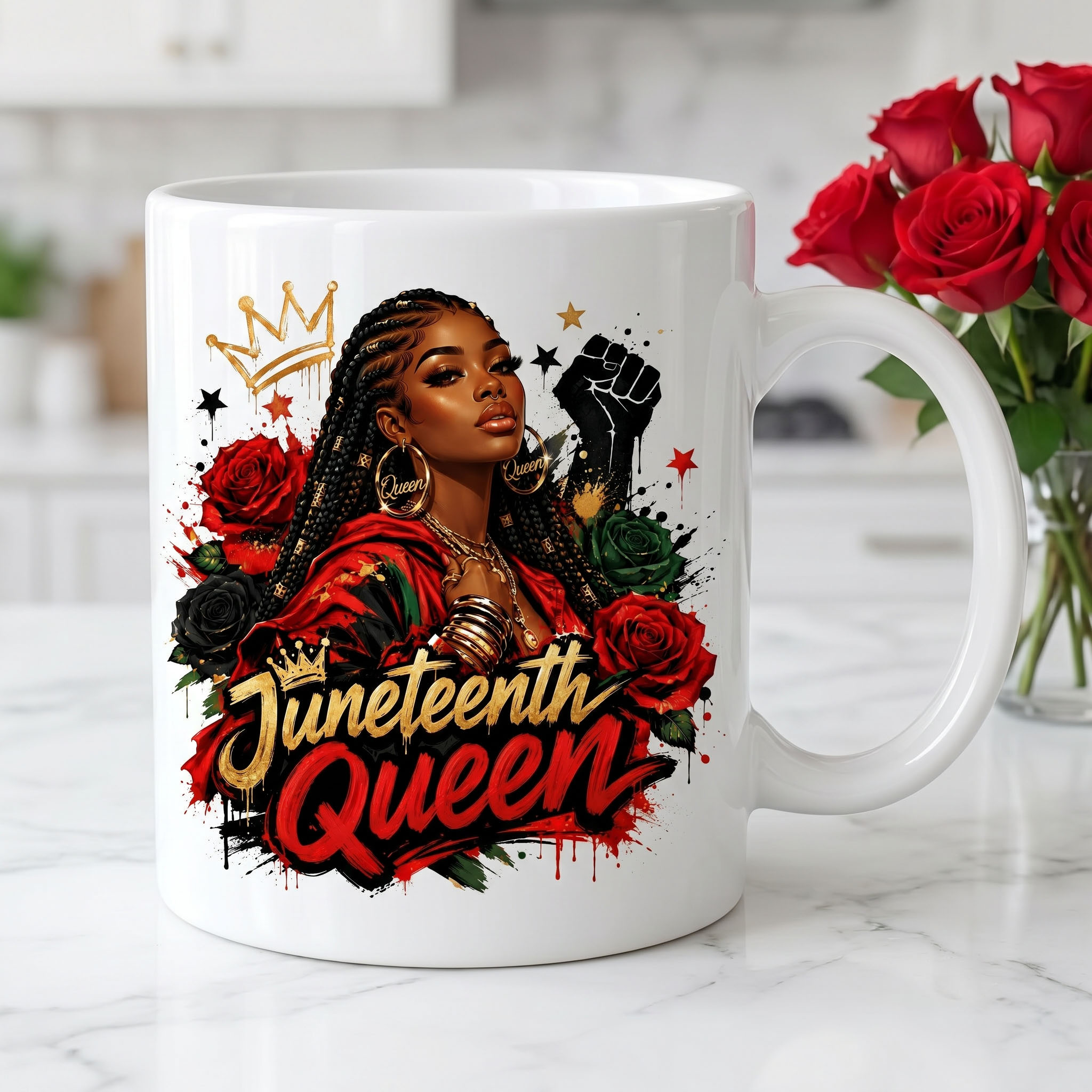 Juneteenth PNG - Juneteenth Queen Design – Image 3