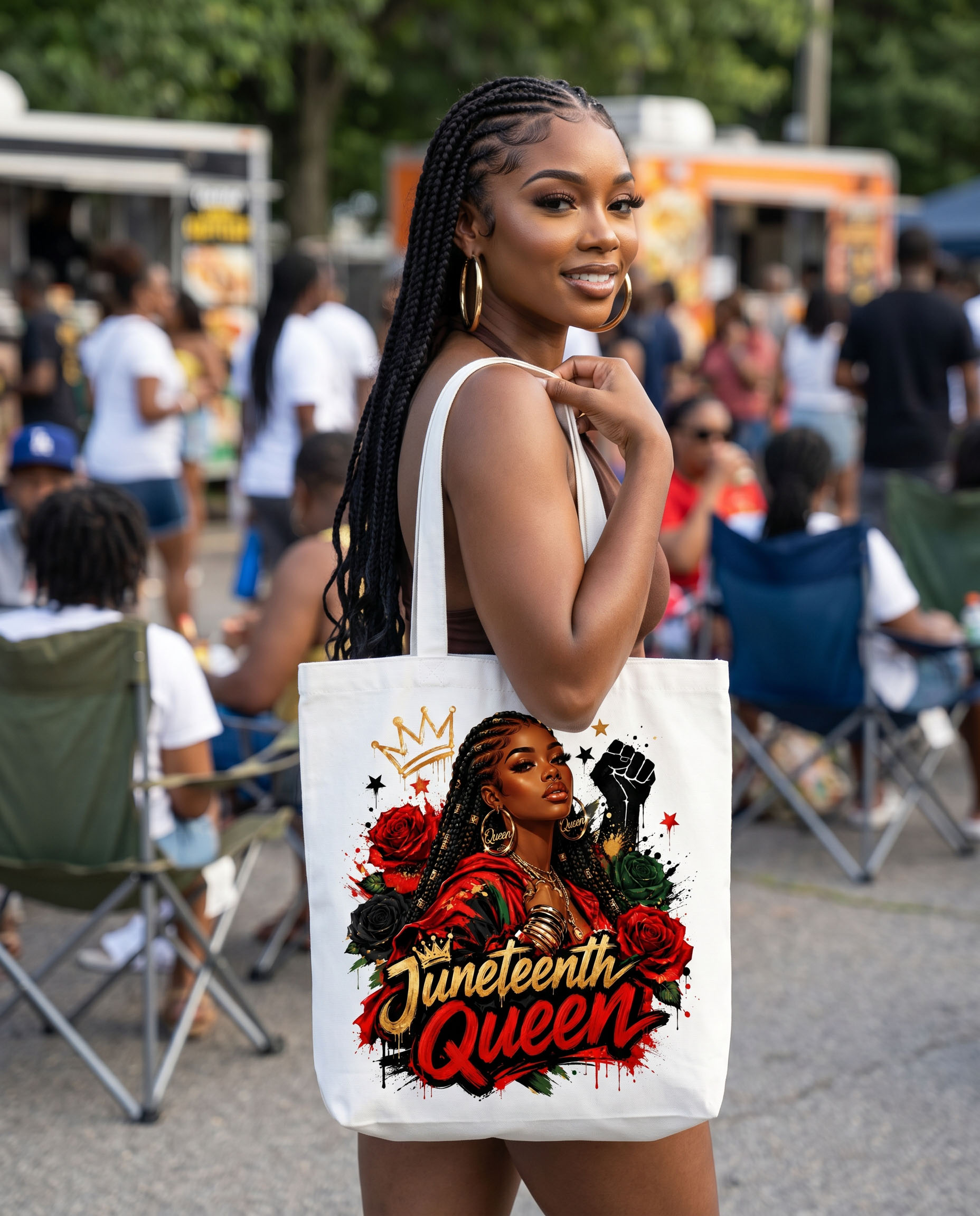 Juneteenth PNG - Juneteenth Queen Design – Image 2