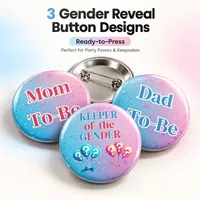 Gender Reveal Bundle for Crafters | Editable Canva Templates + Printable Party Games – Image 4