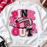 Retro Football Pink Out PNG – Image 1