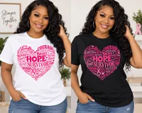 Breast Cancer PNG - Pink Heart Word Art – Image 3