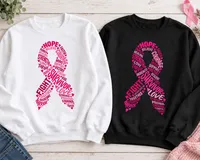 Breast Cancer Ribbon PNG - Pink Ribbon Word Art – Image 2