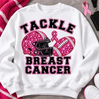Tackle Breast Cancer PNG - Pink Rhinestone – Image 2