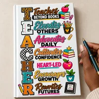 Teacher PNG - Colorful Inspirational Teacher – Image 2