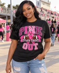Pink Out Football Template – Image 3