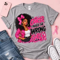 Breast Cancer PNG - Cancer Picked The Wrong Girl – Image 3