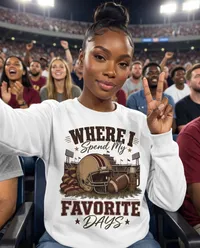 American Football PNG - Where I Spend My Favorite Days – Image 1