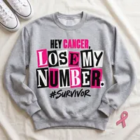 Breast Cancer Survivor PNG - Hey Cancer Lose My Number – Image 4