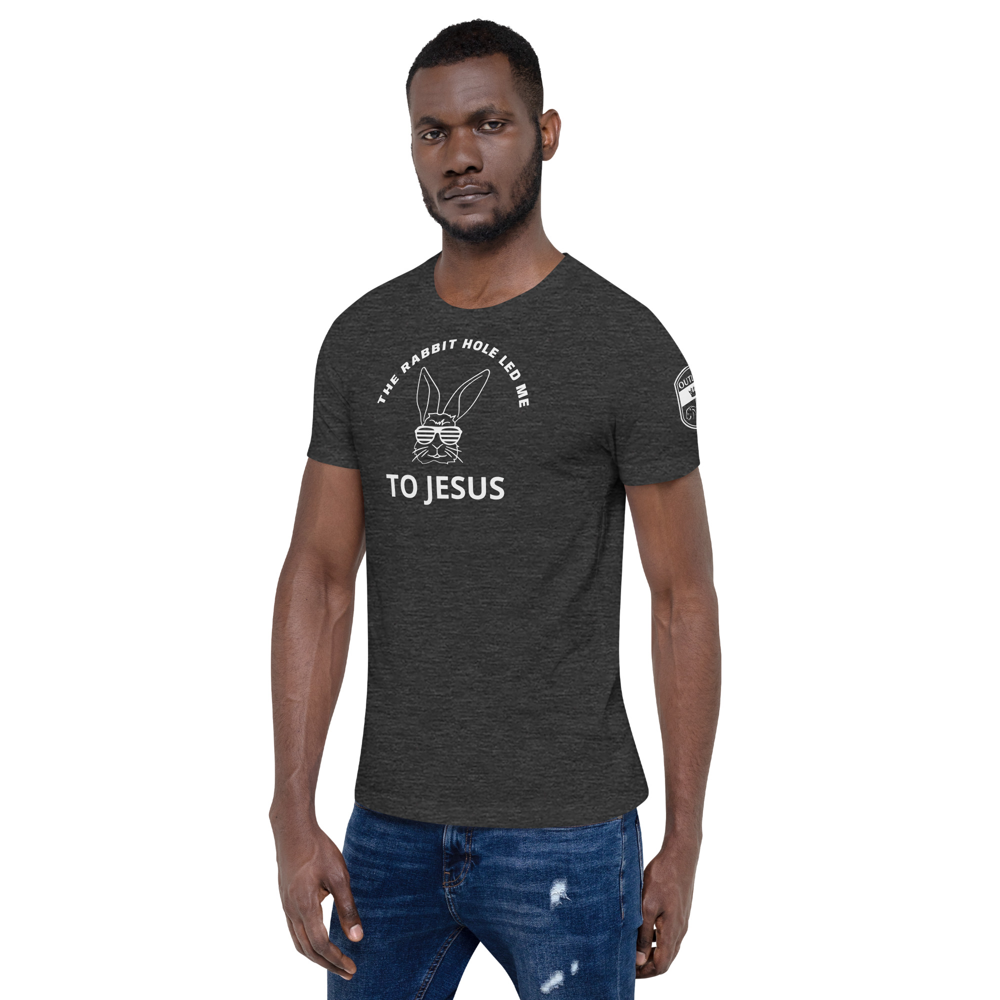 THE RABBIT HOLE LED ME TO JESUS Tee – Image 9