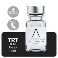 TRT CALI  Men's Refill Package 60 days (Cypionate 200mg/mL 10mL + Anastrozole 24×1mg) – Image 1