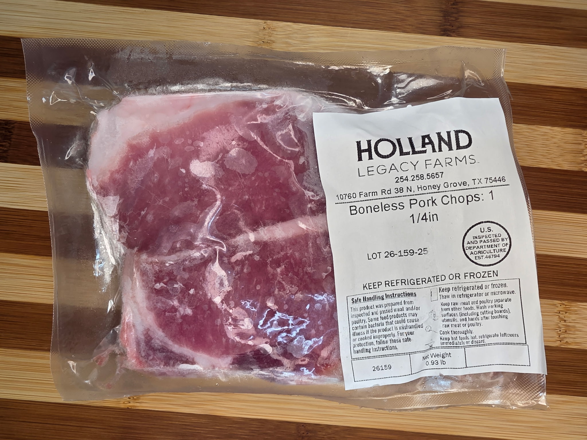 Chops, Boneless – Image 1