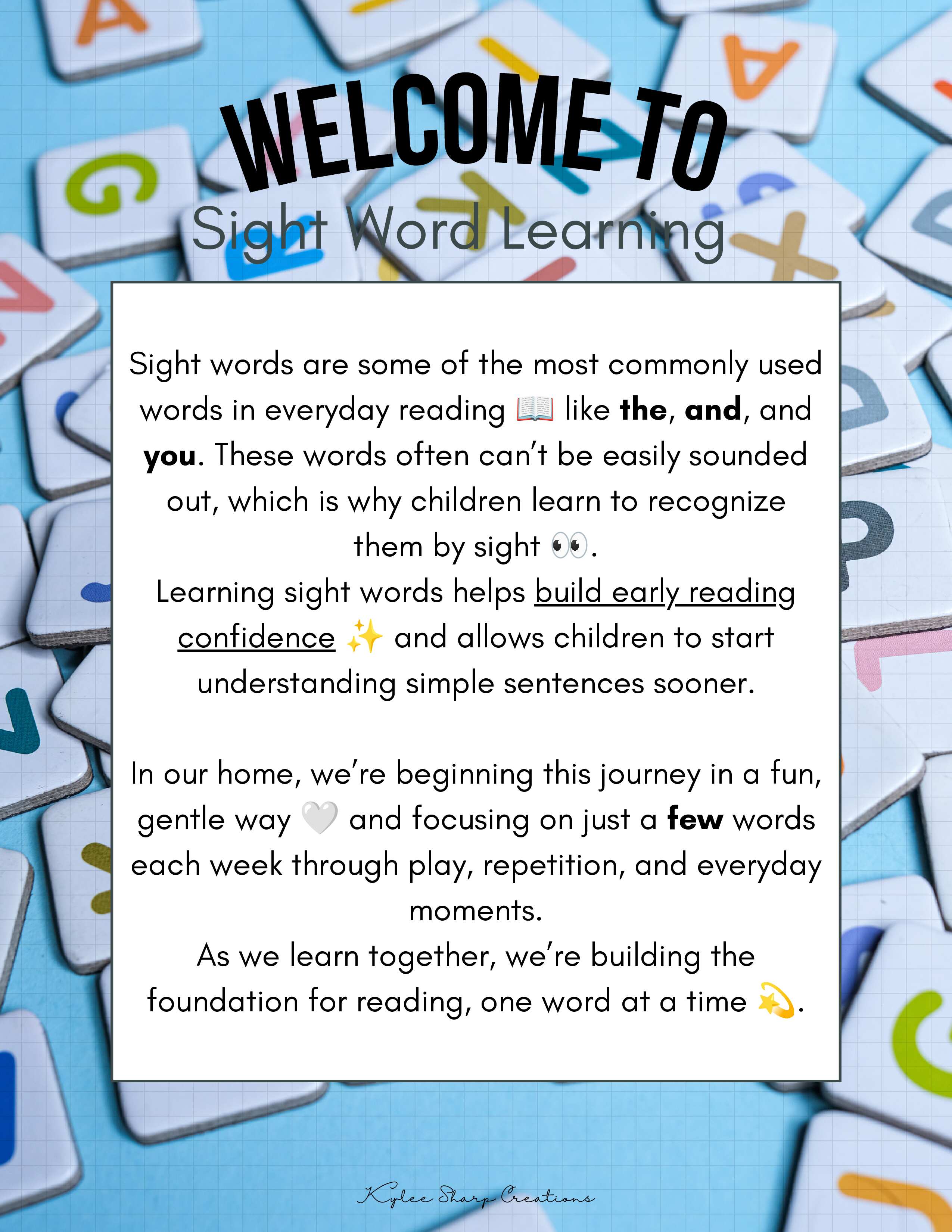 Sight Words – Image 2