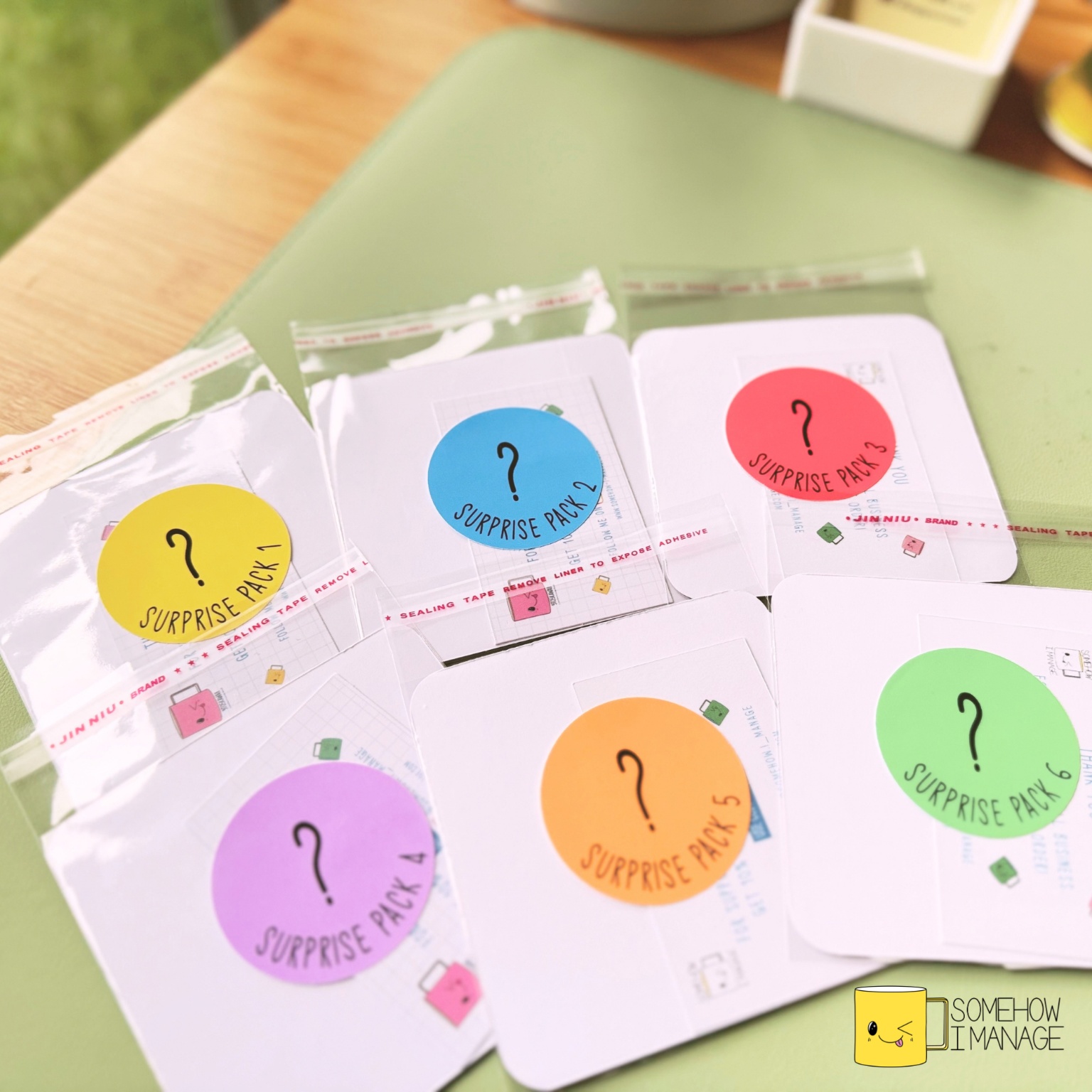 Seconds Sale: Whimsical Surprise Sticker 4-Pack – Image 2
