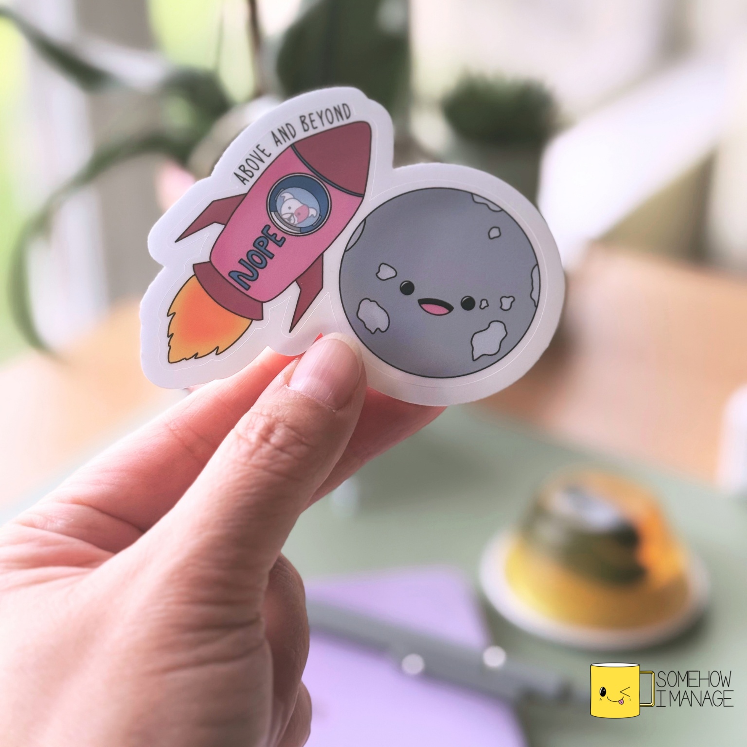 Above & Beyond | Tumby the Microbully Dog Die-Cut Vinyl Sticker – Image 1