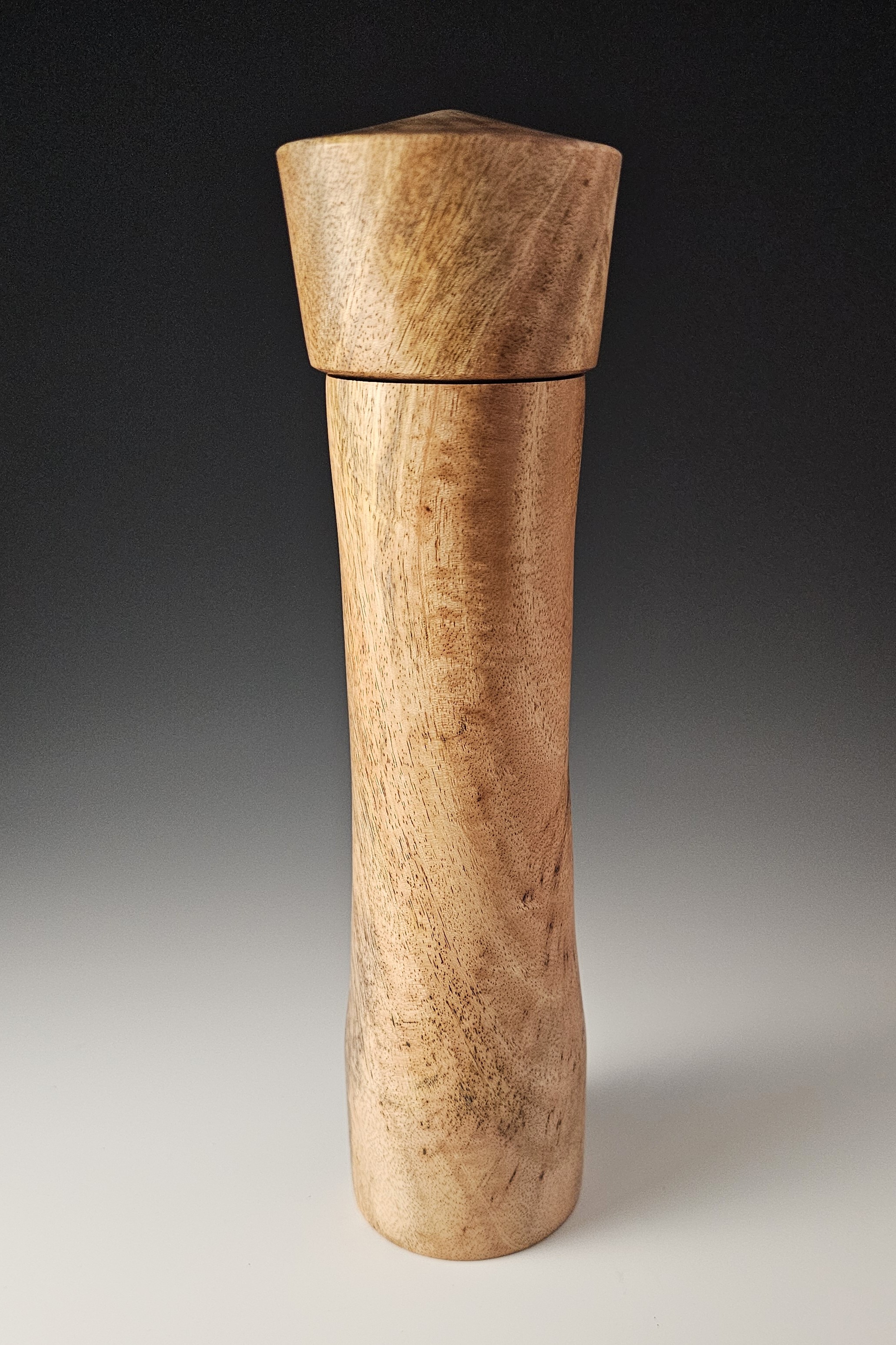 Hand-Turned Mango Peppermill – Image 1